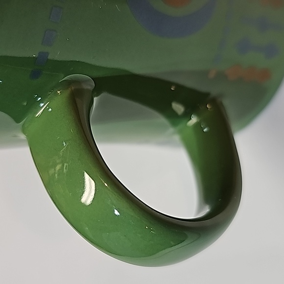 Peet's Green Gold + Blue Ornament Mug - Picture 5 of 11